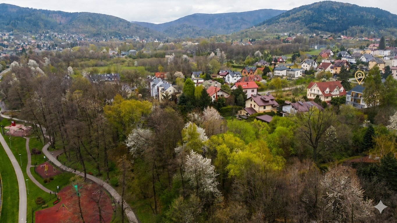 Widok z drona - okolica inwestycji
