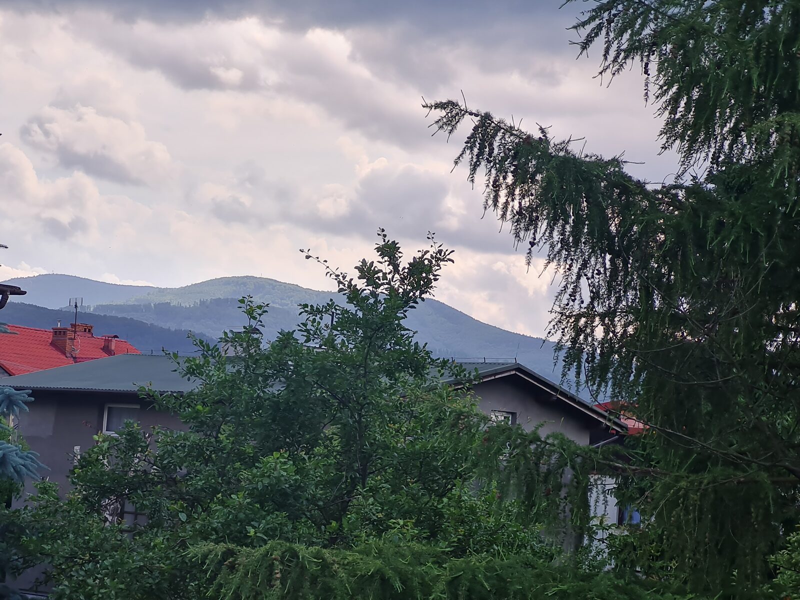 Widok z balkonu - tył